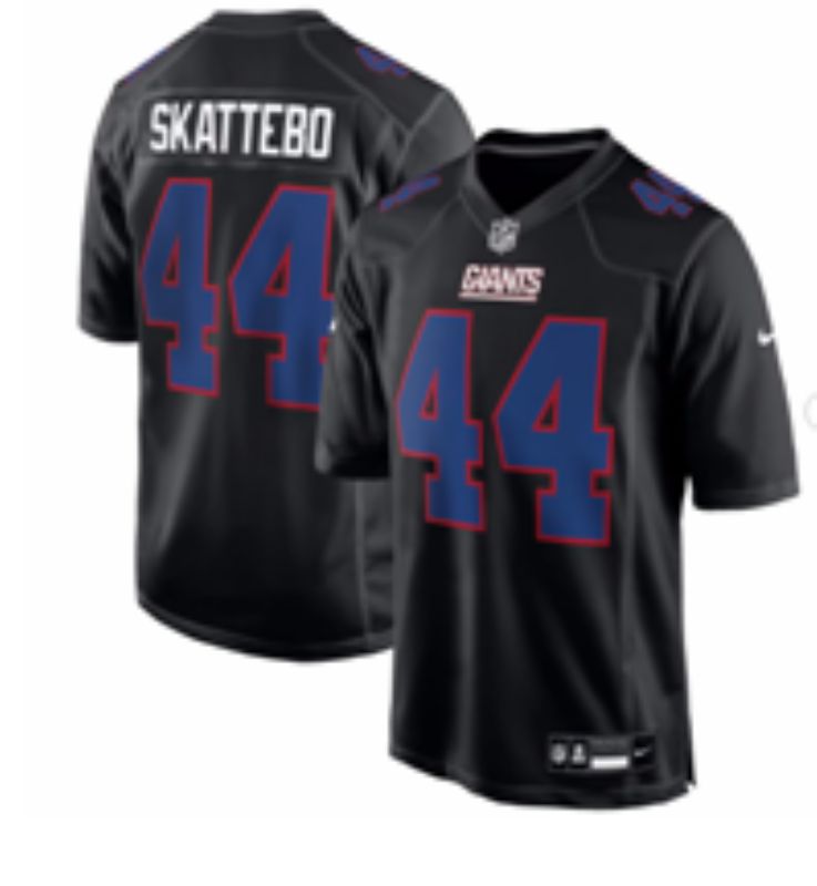 Men 2026 New York Giants #44 Skattebo black Limited Nike NFL Jersey style 02->new york giants->NFL Jersey